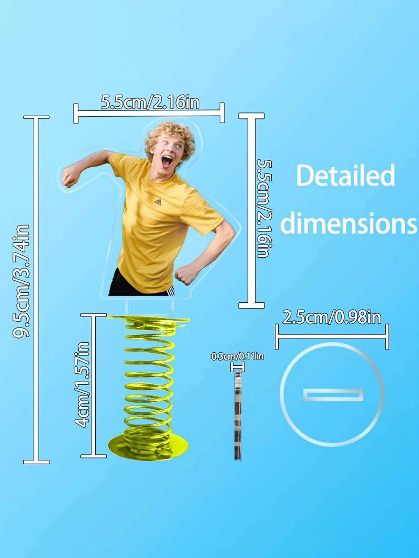 Custom Acrylic Photo Funny Ornament